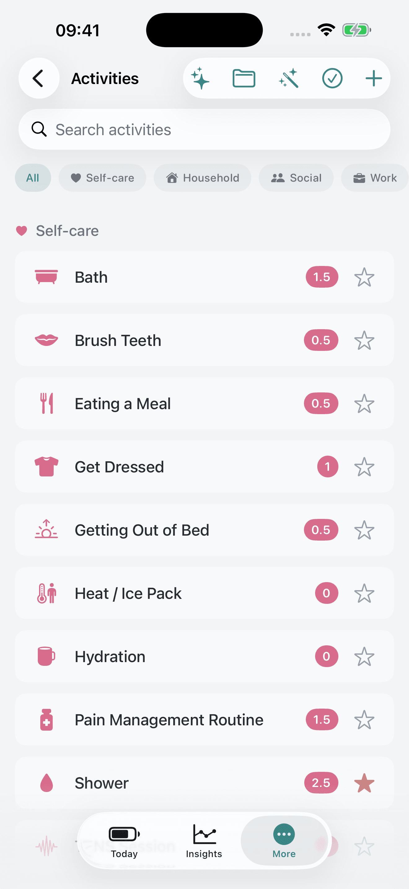Metered: build a library around your everyday activities
