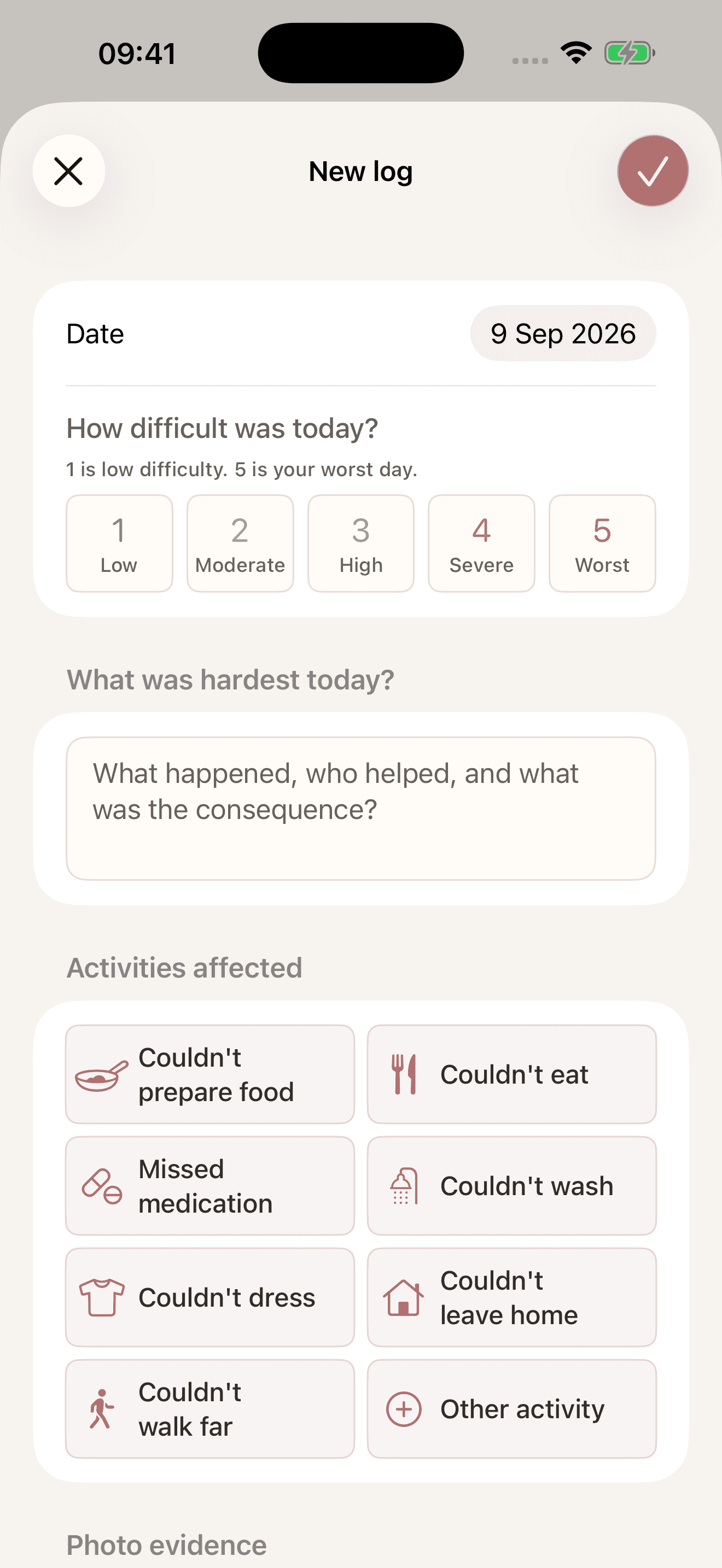 Documented: record the everyday detail while you remember it